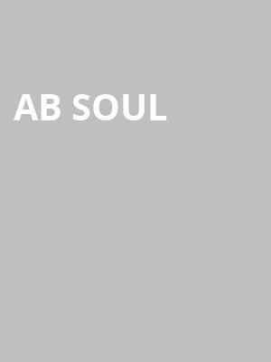 Ab Soul at O2 Academy Islington